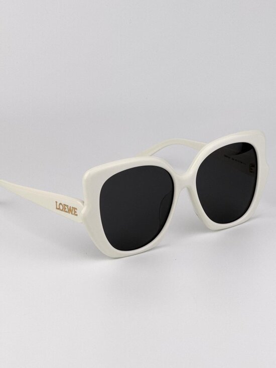 Loewe INFLATED Women Sunglasses – Ivory/Smoke Butterfly Frame (LW40133F 25A) main image 9